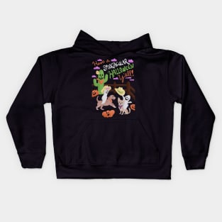 Spooktacular Cowboy Halloween Kids Hoodie